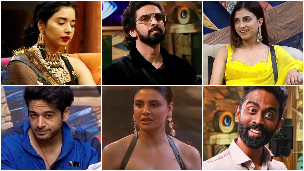 bigg boss 19 farrhana bhatt to tanya mittal gaurav khanna top 6 contestants face questions from media