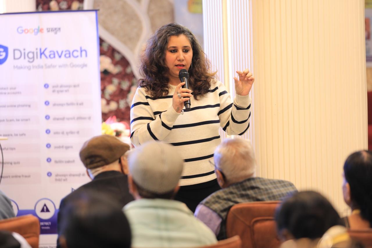 jagran digikavach campaign senior citizens of delhi learn digital safety tips