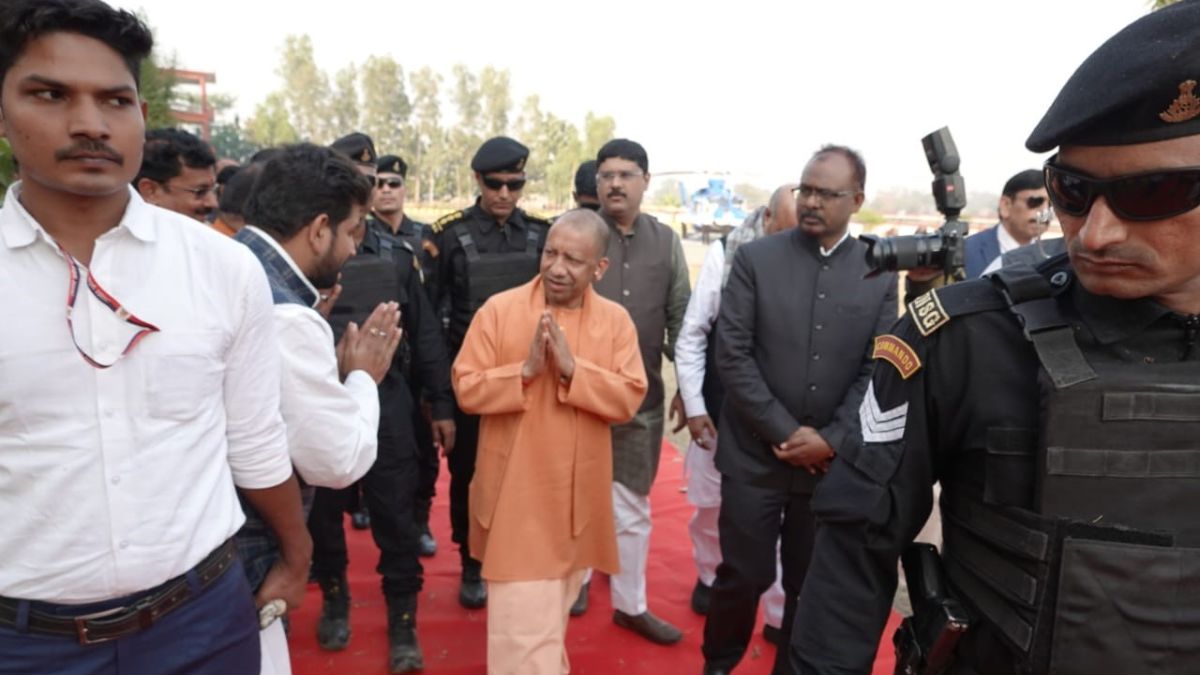 the backs of the encroachers have been broken yogi said up should become an example regarding action against mafias in india