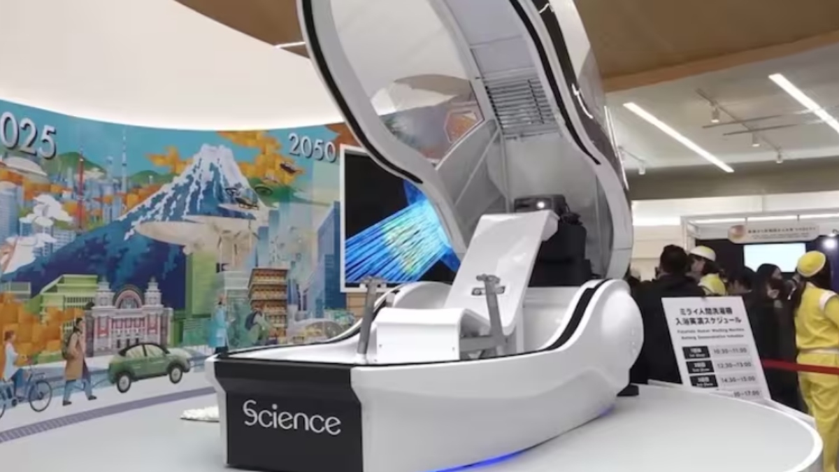 human washing machine has arrived on the market full body wash can be done in 15 minutes