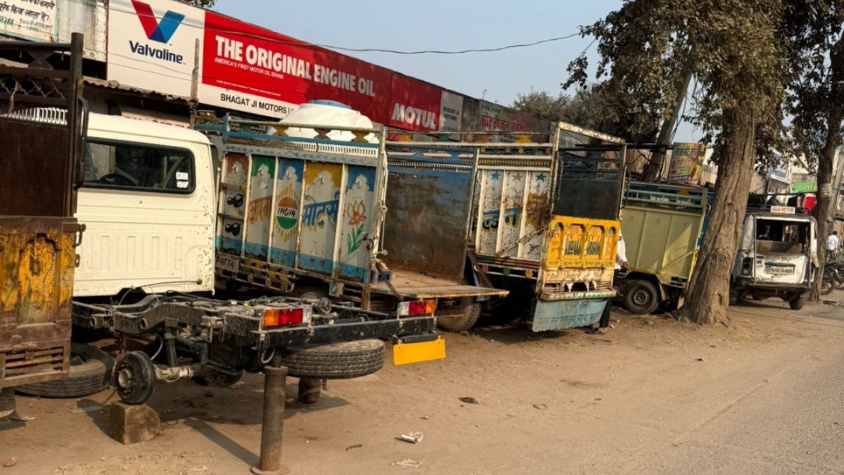 truck bay shortage in nuh roadside parking causes accidents