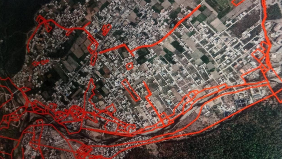 satellite survey reveals real images of government lands