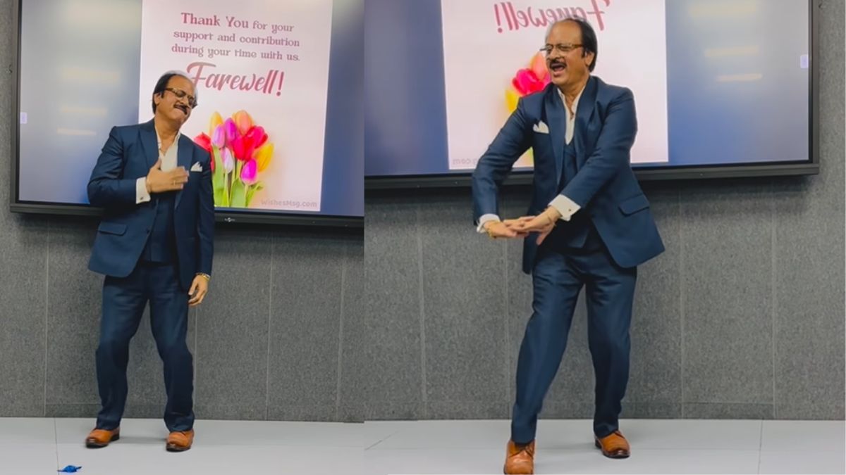 viral farewell dance delhi math teacher naresh kaushik steals hearts