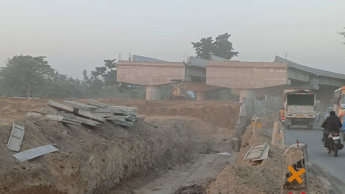 vehicle movement will soon resume from the upper part of the elephant underpass