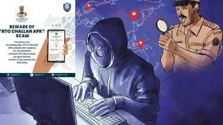 Scam Apk दिल्ली पुलिस की कड़ी चेतावनी: फर्जी ट्रैफिक चालान मैसेज में मालवेयर APK ...