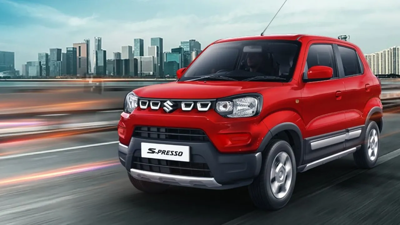 maruti s presso cng variant calculate monthly emi payments if down payment one lakh rupees