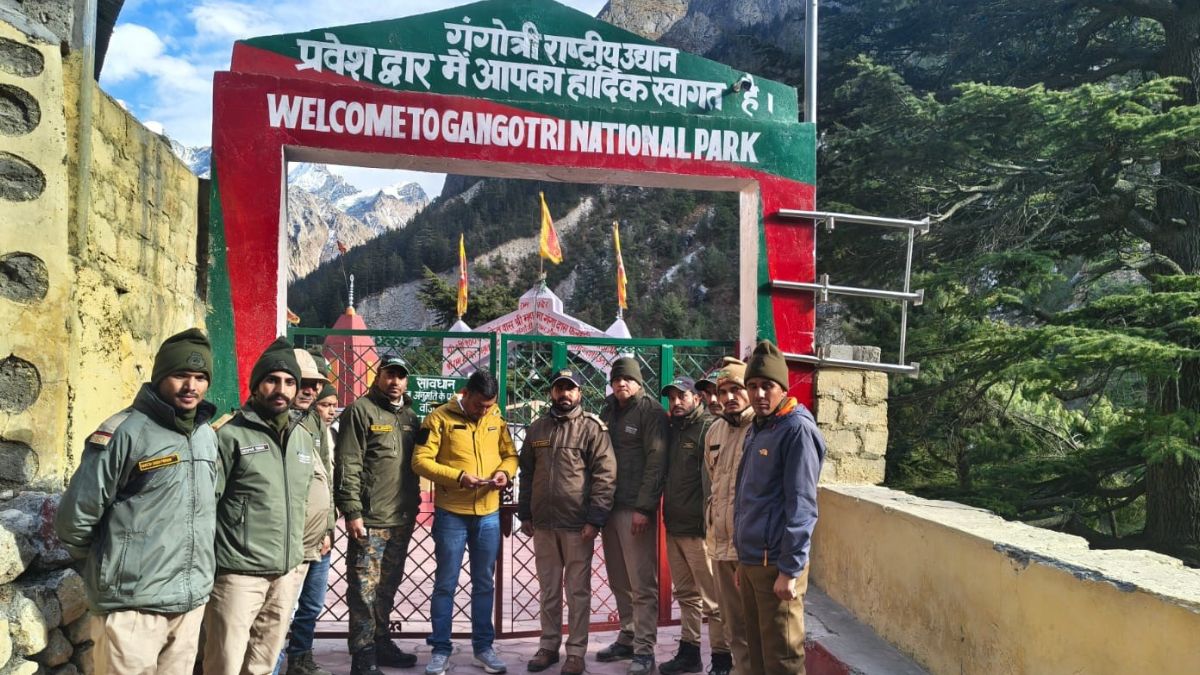 gangotri national park gate closed for winter