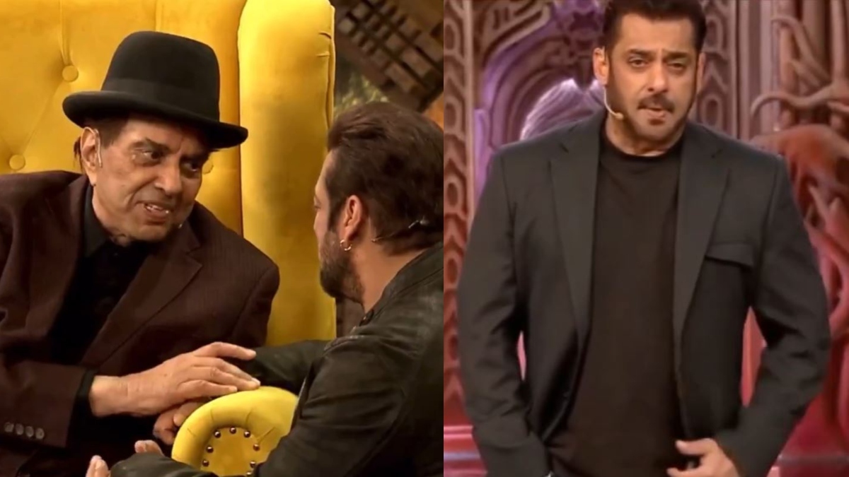 salman khan gets emotional to remember dharmendra in bigg boss 19 weekend ka vaar