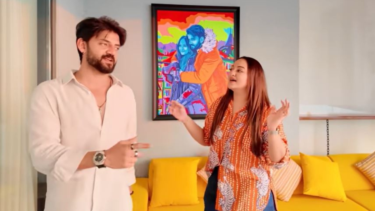 sonakshi sinha zaheer iqbal gives a tour of their new house in mumbai from lavish bedroom to sea facing balcony