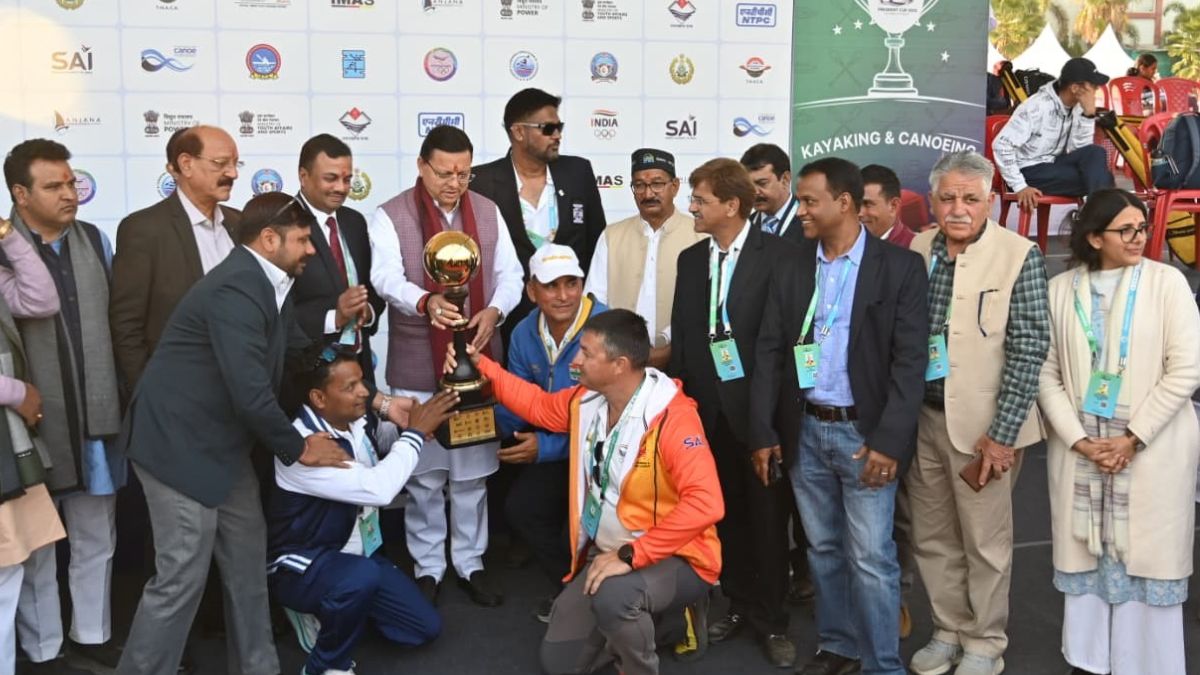 uttarakhand water sports cup concludes cm dhami awards winners