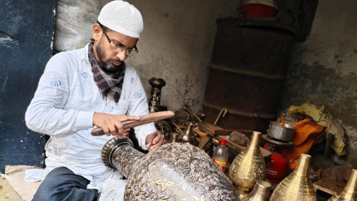 moradabadexportcrisisus50percenttariffruinsbrasswarechristmasseason5lakhartisanslivelihoodatstake