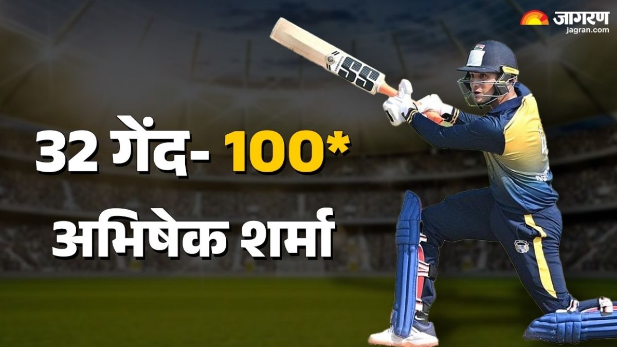 smat 2025 abhishek sharma 148 vs bengal second highest t20 score equals yuvraj singh rishabh pant rohit sharma record