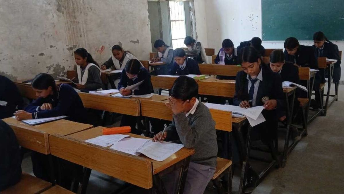 nmms exam conducted in faridabad 1244 students appear