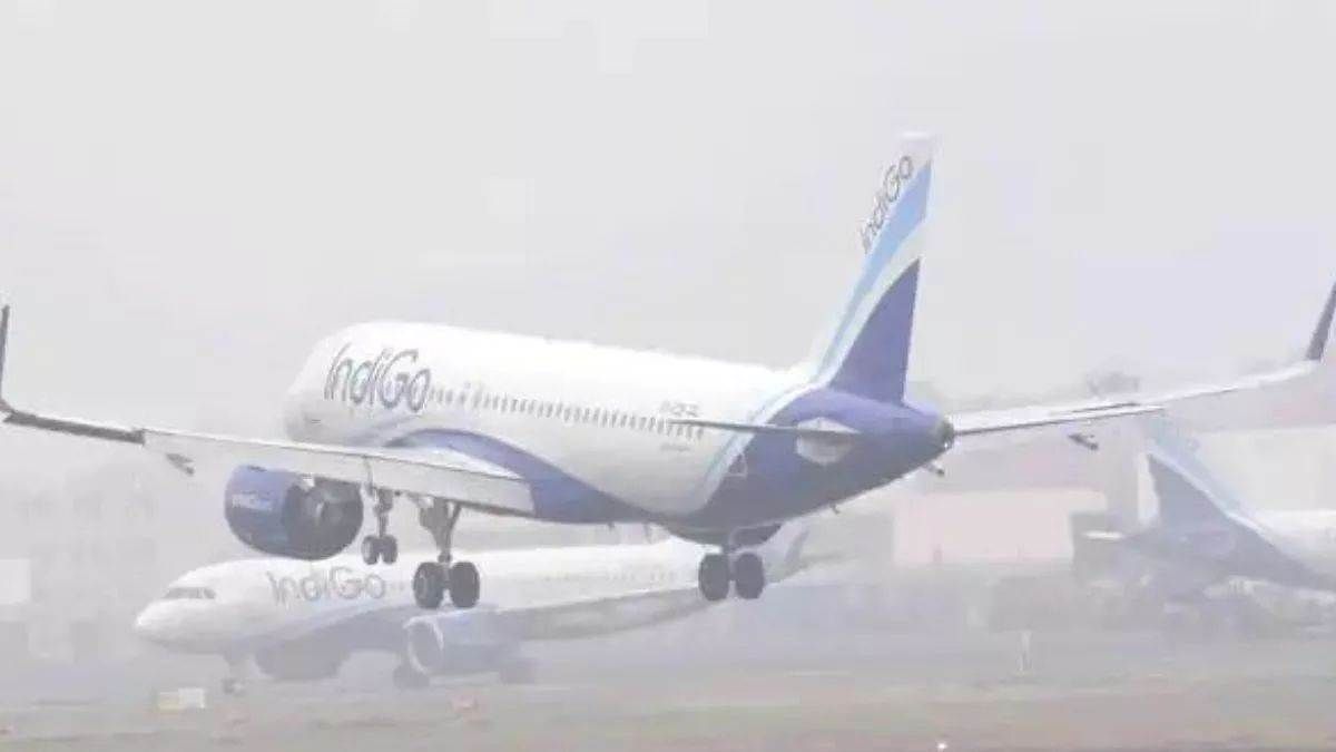 patna airport over 28 flights delayed due to low visibility