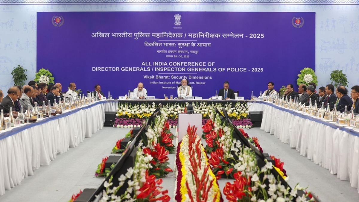 nationwide security is every citizen responsibility pm modi said at the dgpig conference in chhattisgarh