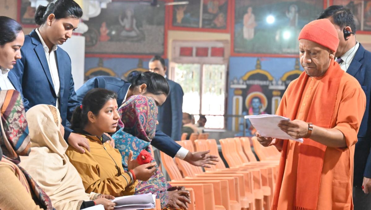 cm yogi listens to grievances in gorakhpur promises resolution