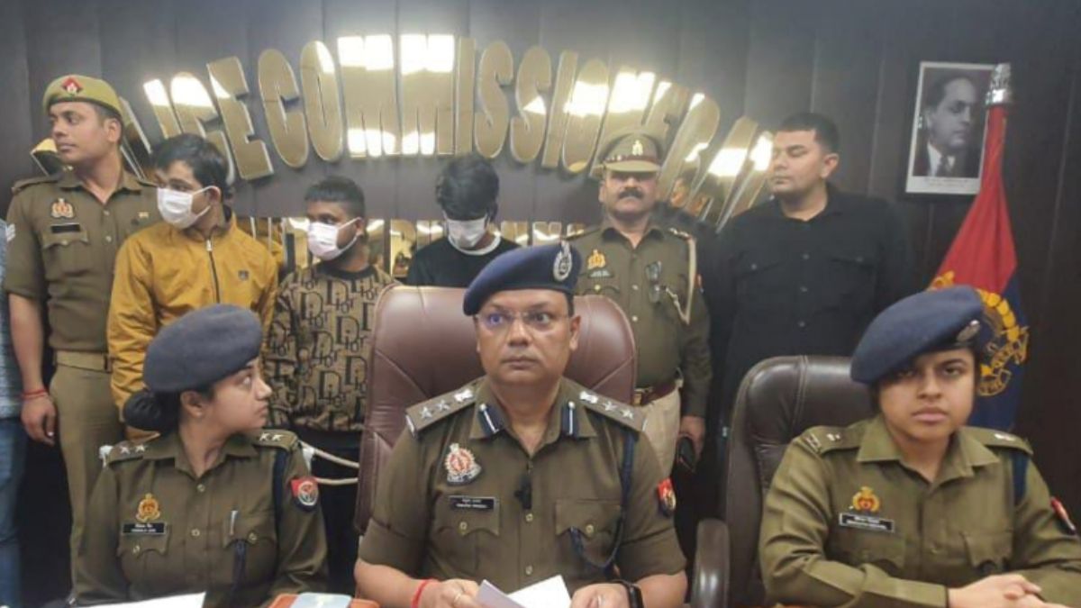 noida crime online ganja supply gang busted three arrested