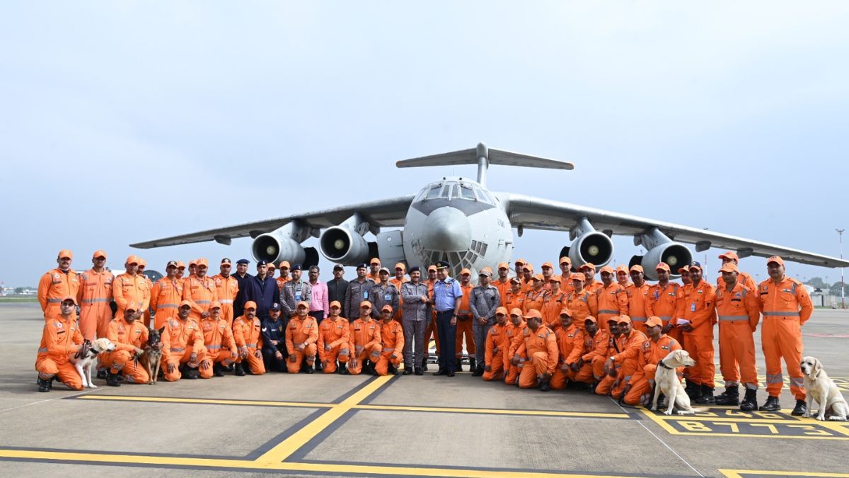 ndrf team reaches sri lanka for cyclone relief operation
