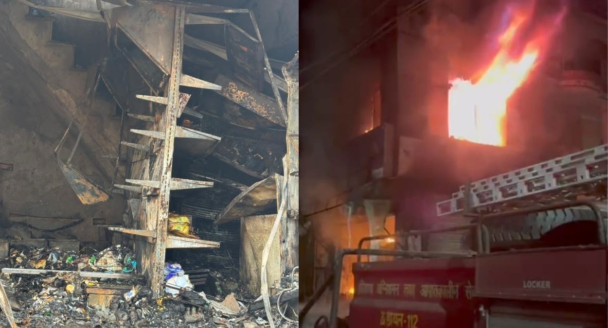 fire engulfs ambala store goods worth lakhs destroyed