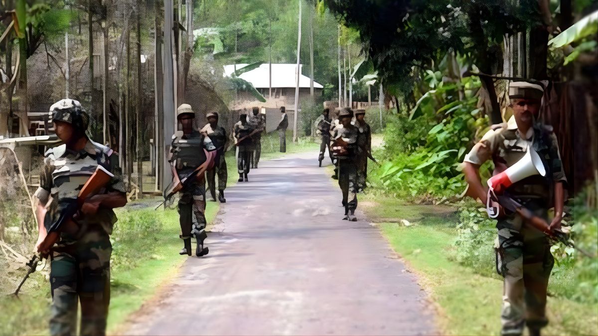 assammeghalaya border clash several injured security deployed