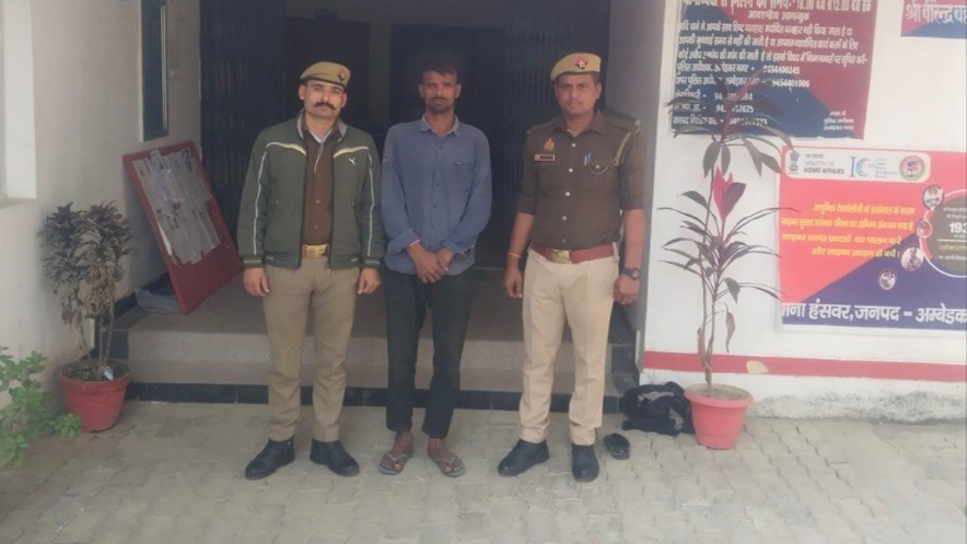 drunk man creates ruckus in library vandalizes prv vehicle in ambedkar nagar