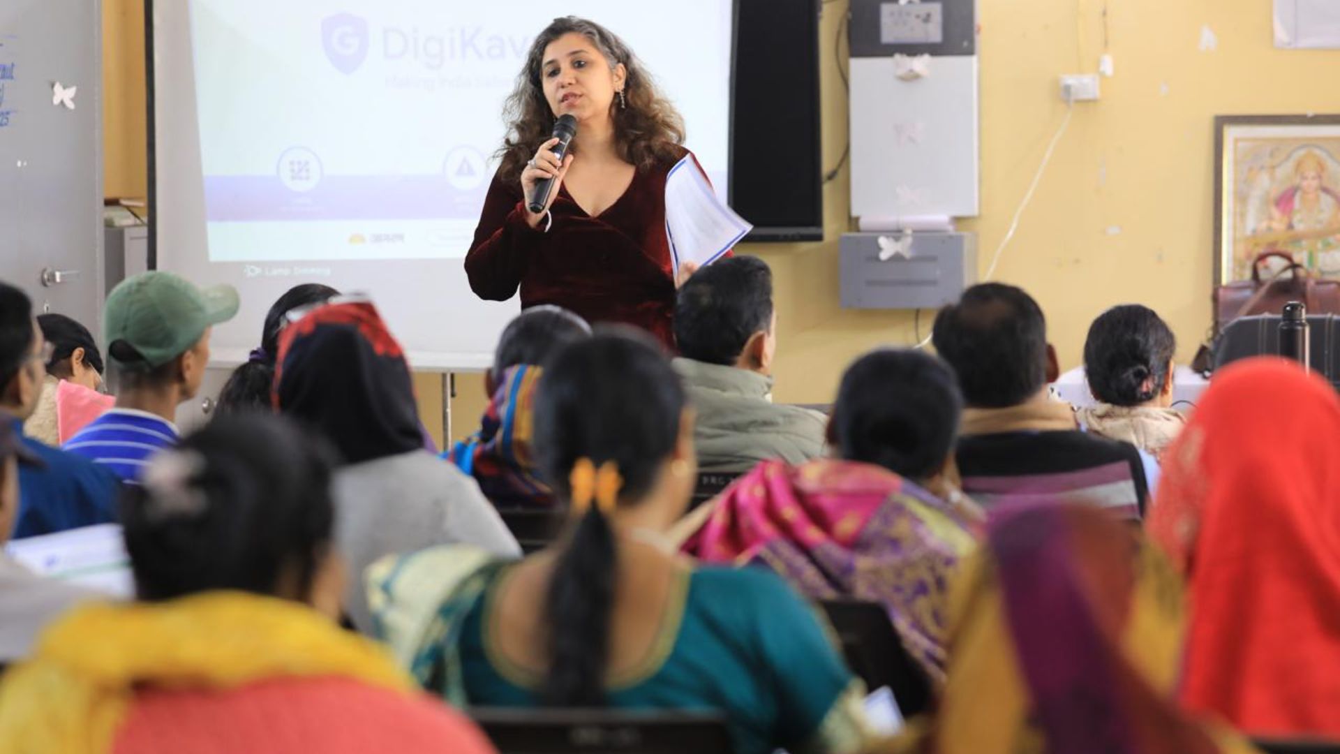 digital safety seminar for seniors in faridabad digikavach campaign