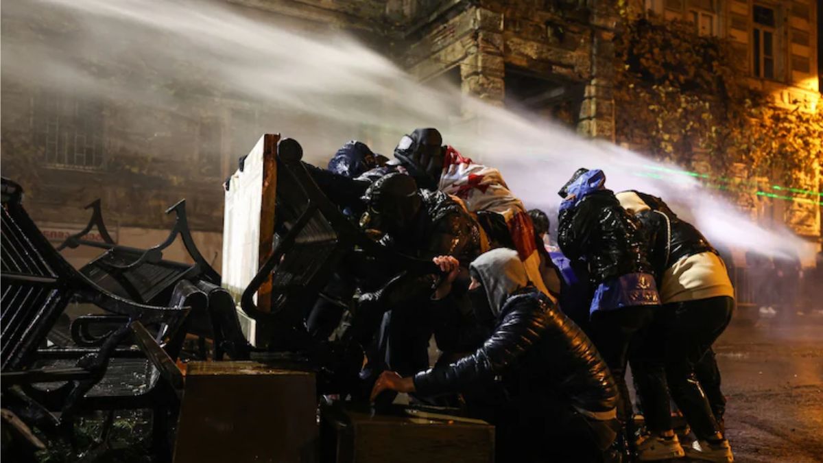 georgia chemical weapon allegations protests and controversy