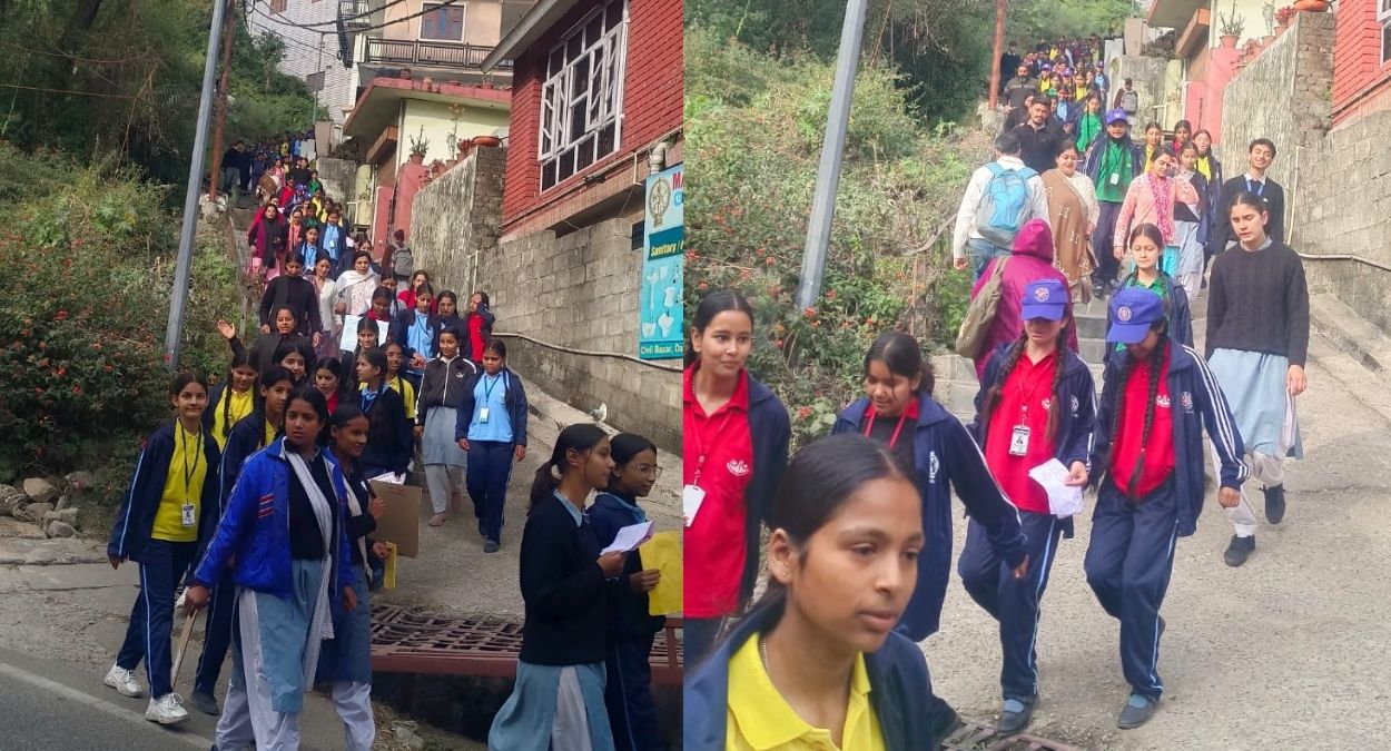 antidrug walkathon in dharamshala students participate with cm sukhu security tight