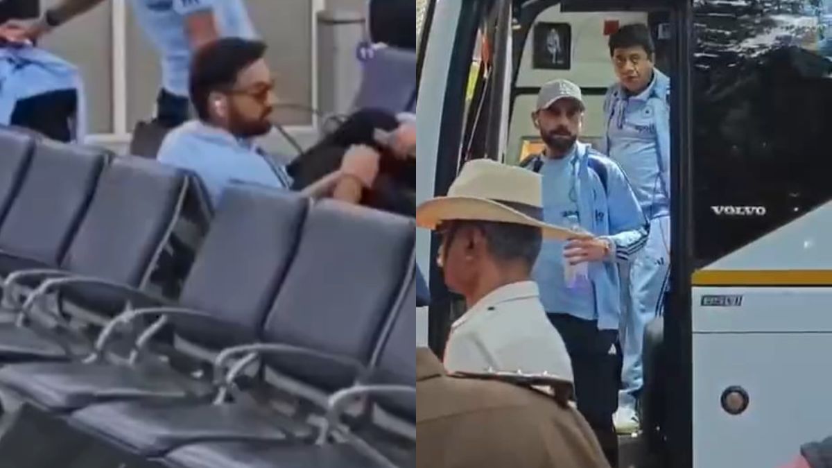 ind vs sa rohit sharma forget earpod box in bus team india reach raipur