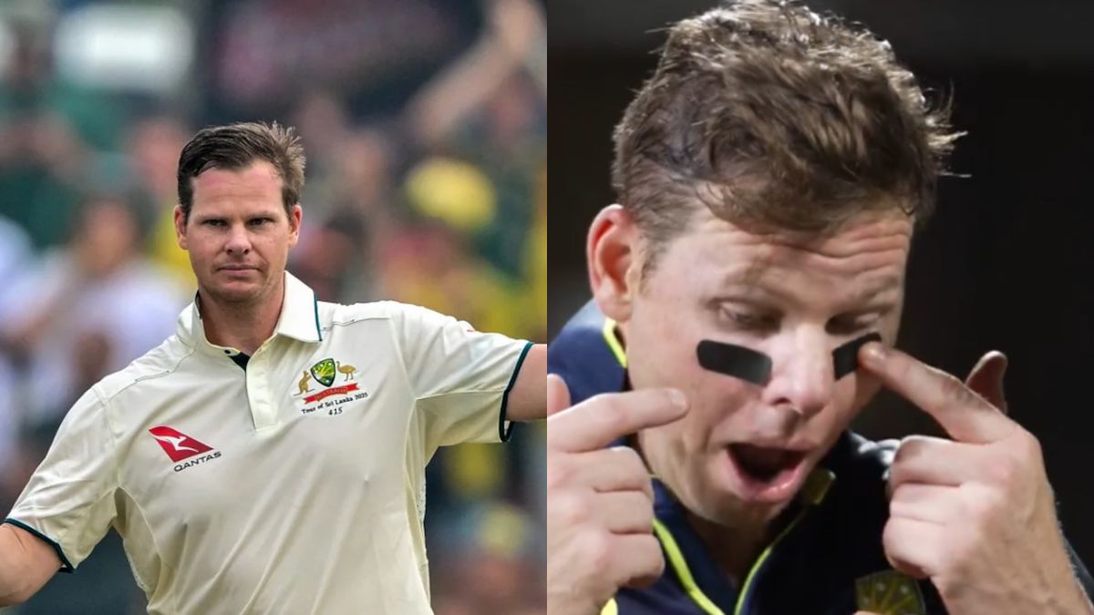 why steve smith uses black tape under eyes ahead of second ashes test aus vs eng