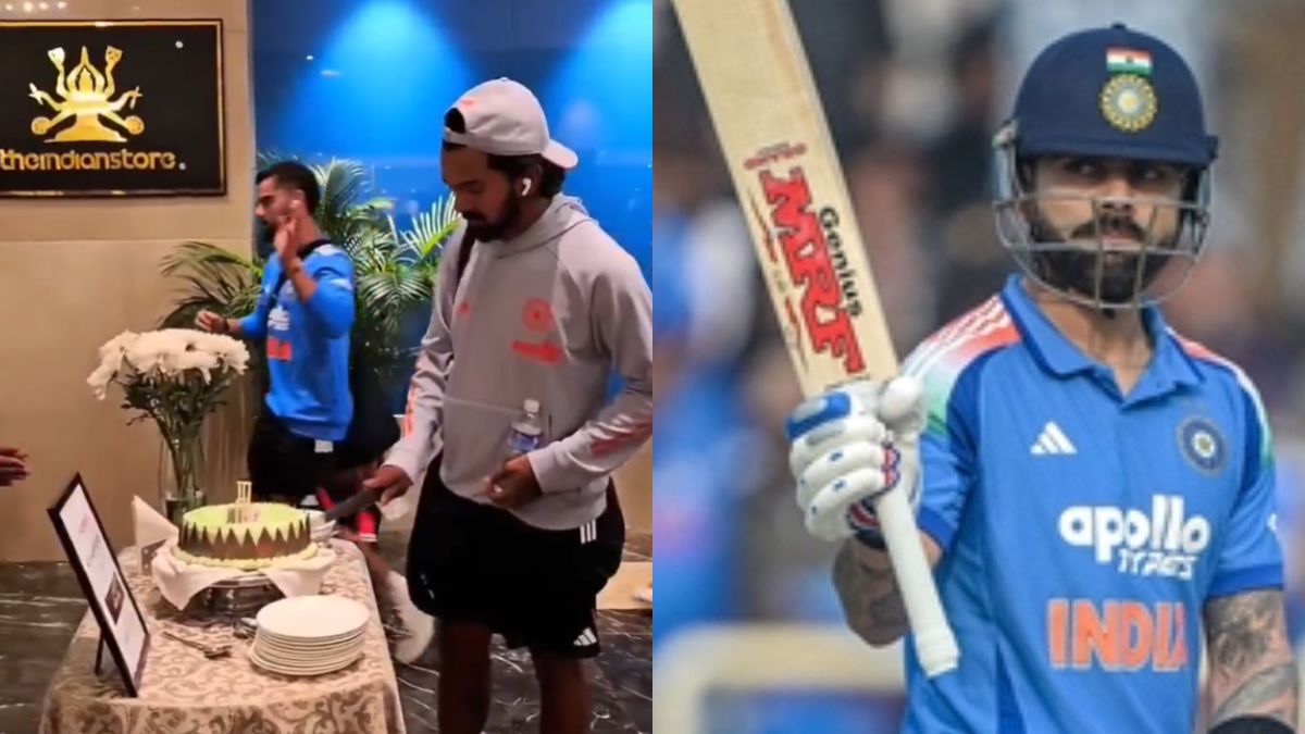 ind vs sa virat kohli ignore the cake cutting celebration after ranchi odi win