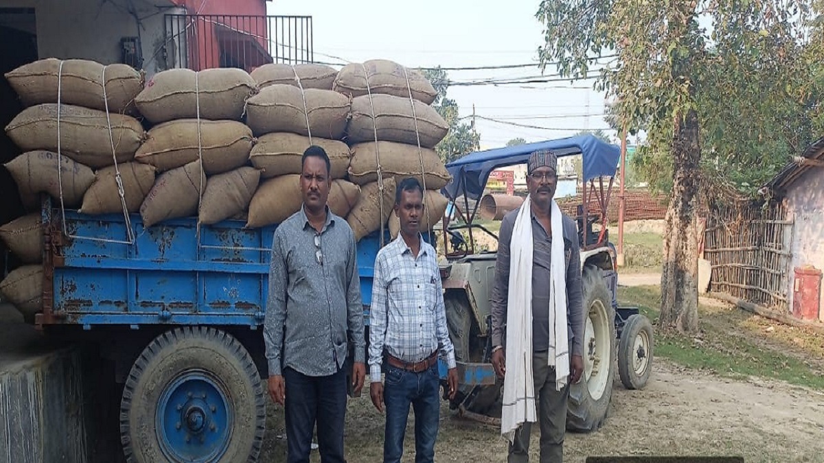 the target of paddy procurement has not been met in darbhanga district for the last four years