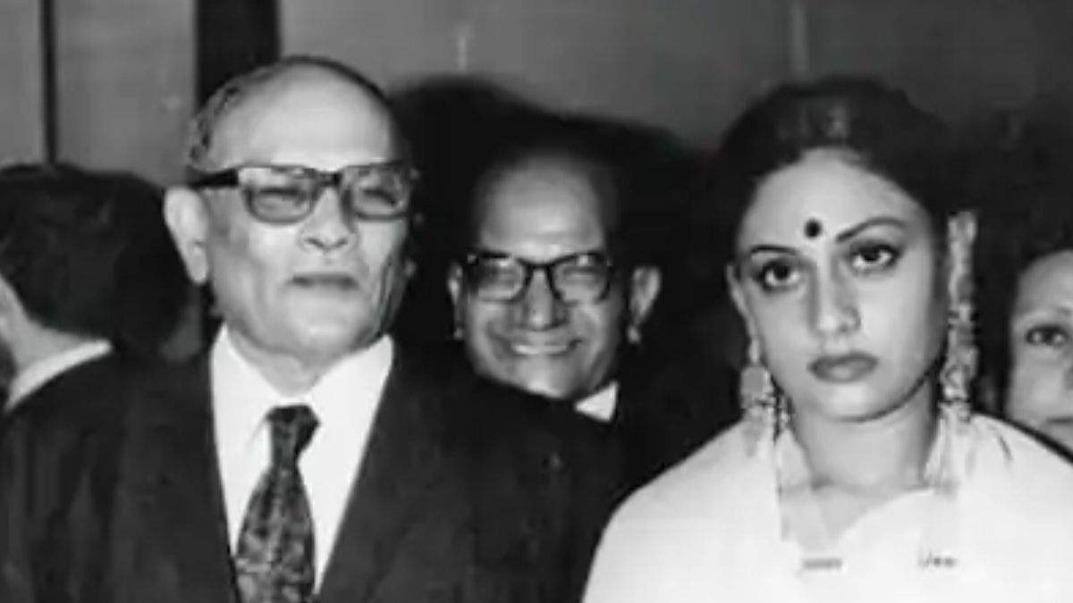 jaya bachchan father was a reputed journalist invited by a women organization to talk about amitabh bachchans affairs with rekha and more
