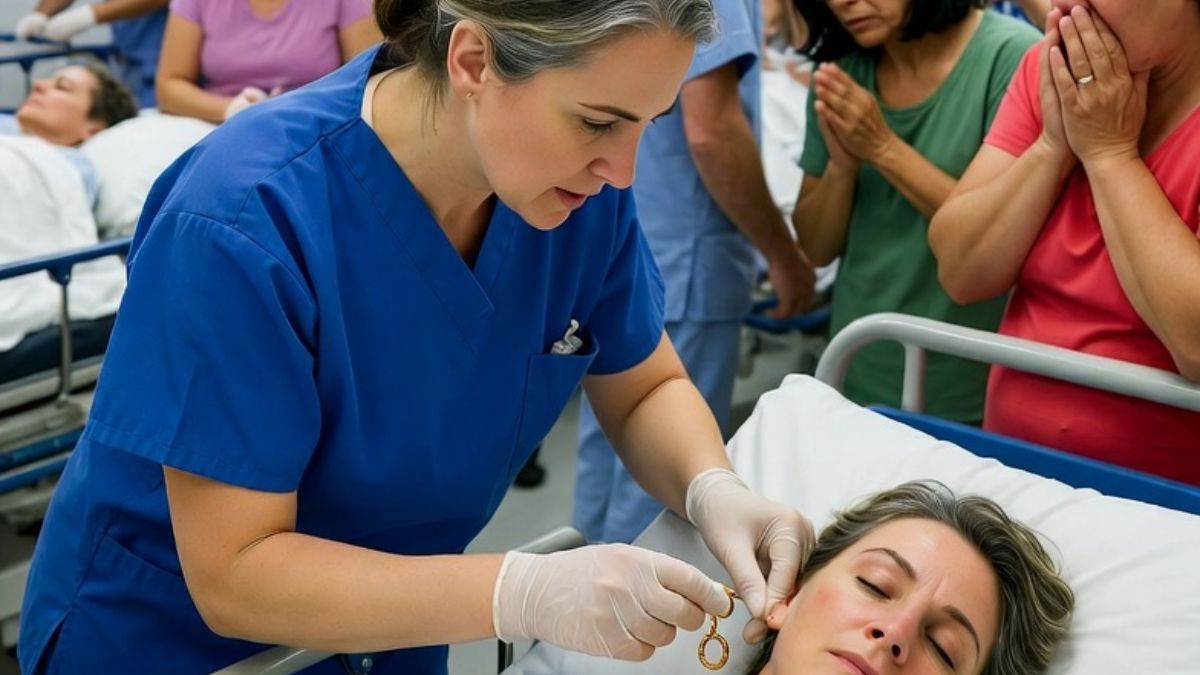 hospital staff steals jewelry from patient in krishna nagar hospital