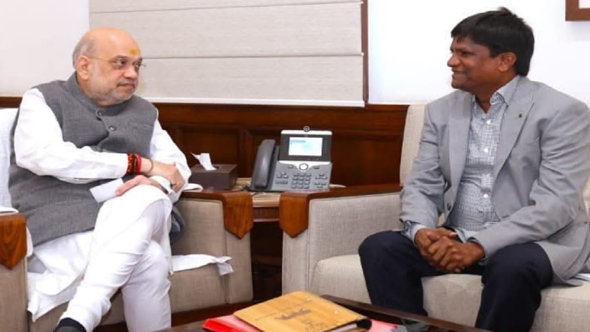 amit shah meets dhanbad mp dhullu mahto jharkhand crime concerns