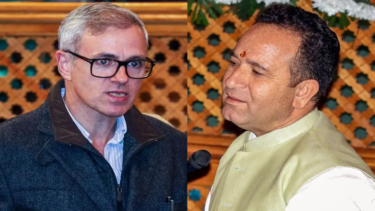 bjp leader sunil sharma questions omar abdullah on lg office files