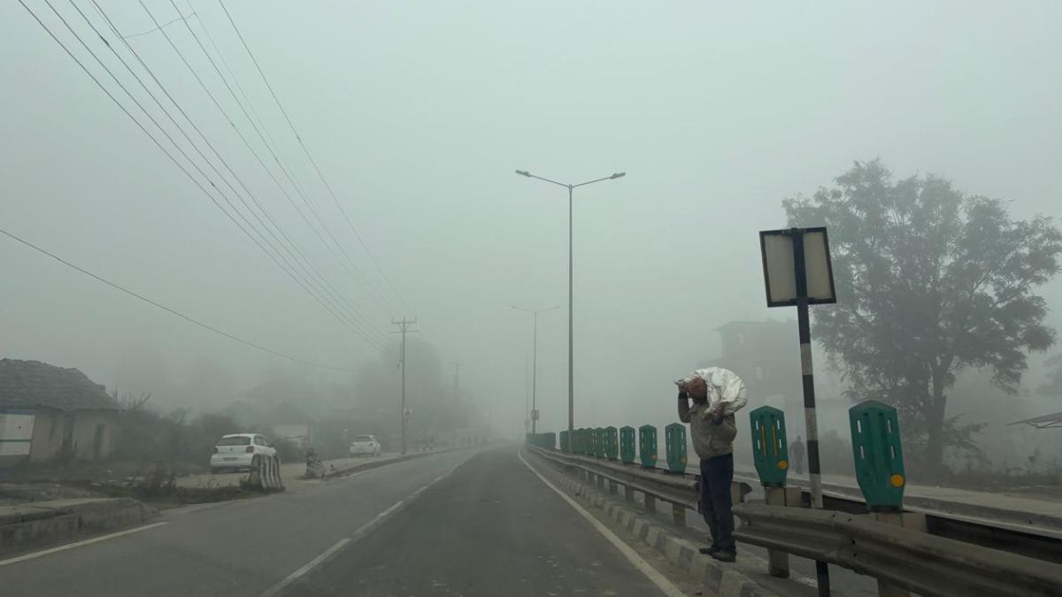 dense fog disrupts travel in himachal pradesh visibility down to 2030 meters