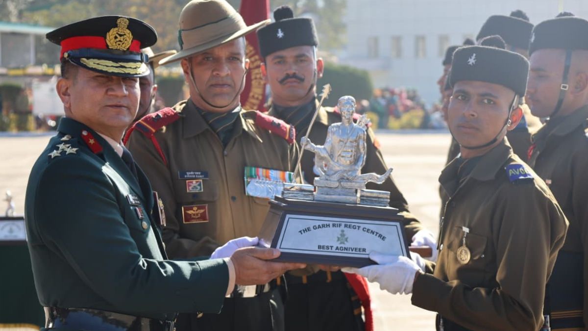 456 agniveers join indian army after oath ceremony in lansdowne