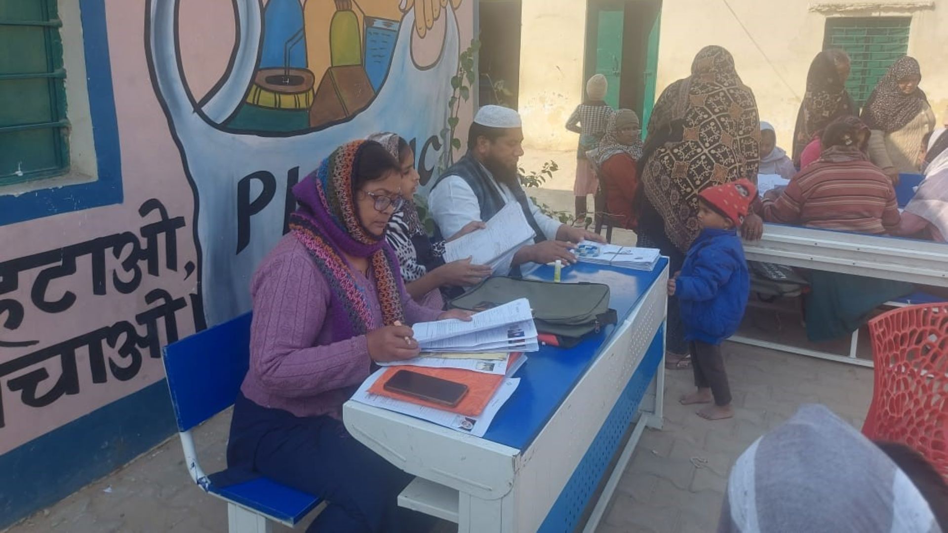 slow voter feeding in hapurs dhaulana bjp increases activity