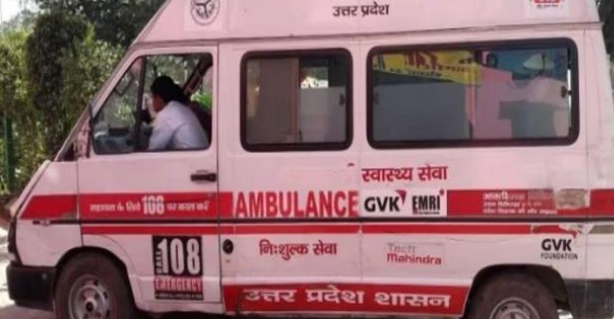 kannauj injured man suffers as ambulance driver does not know location