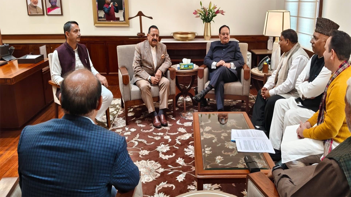 jammu kashmir bjp leaders meet jp nadda over medical seat allocation