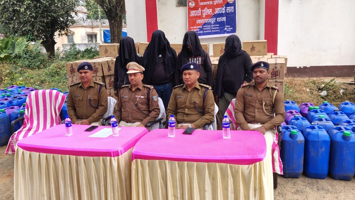 jamtara four arrested in fake liquor syndicate bust large seizure