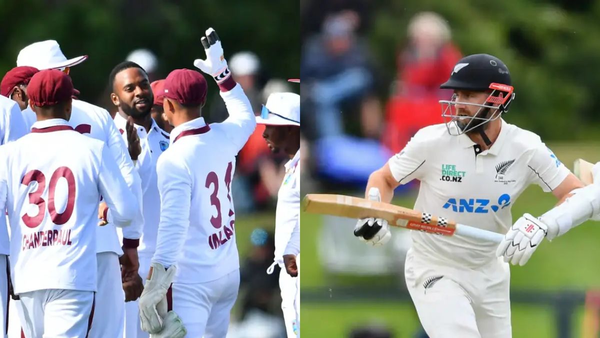 new zealand vs west indies 1st test match day 1 report kane williamson