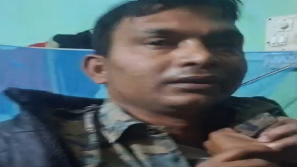 jharkhand police driver beaten caught visiting girlfriend at night