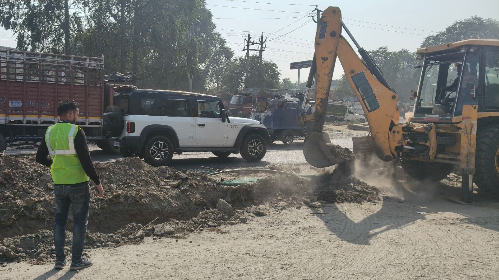 illegal cuts on delhijaipur highway closed after campaign