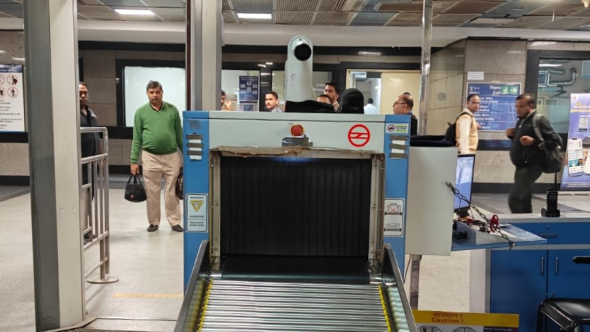 delhi metro security ai xray scanners enhance station safety