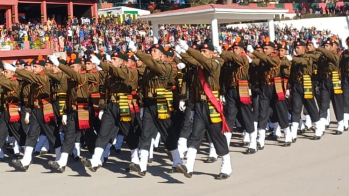 603 agniveer soldiers join indian army after passing out parade in ranikhet
