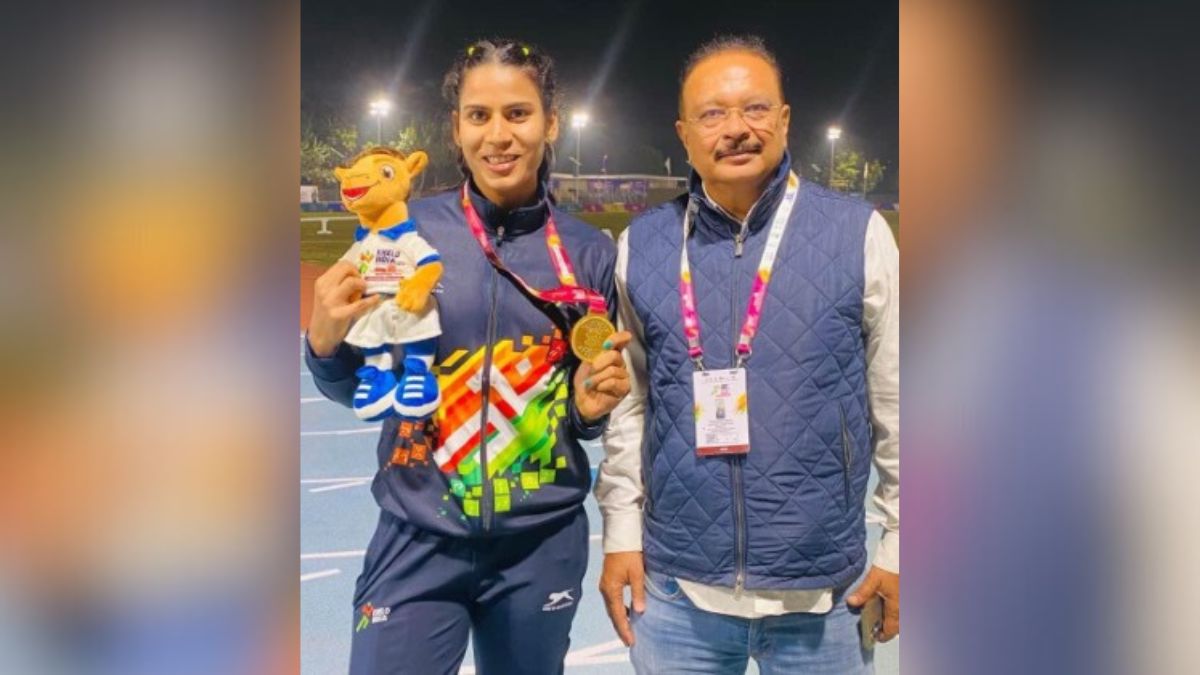 athlete deepanshi wins gold with 6 point 20m jump for avadh university