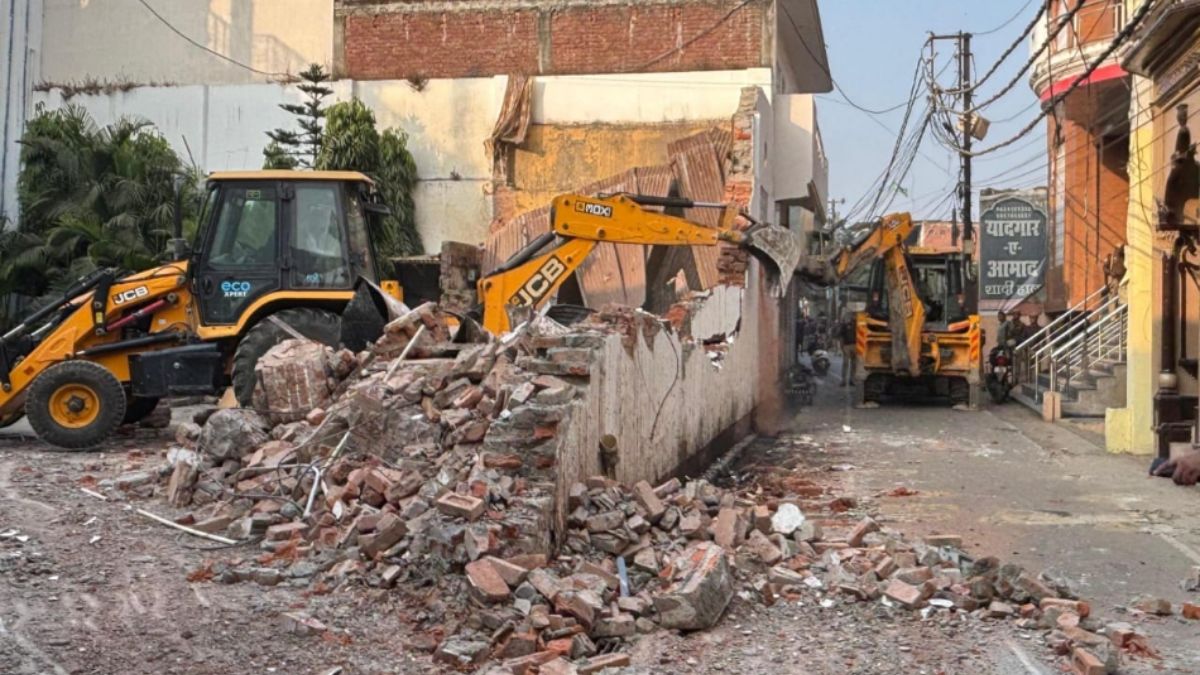 illegal banquet halls of azam khans aides demolished in bareilly