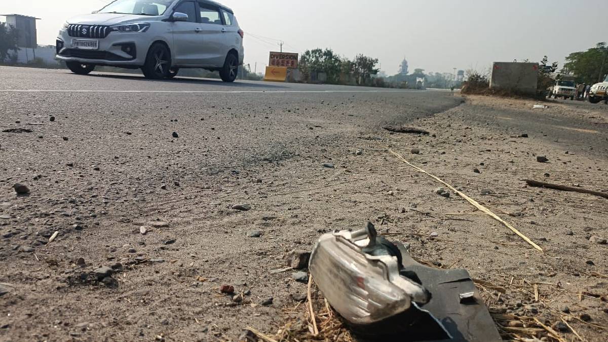 fatal accident on mehta road highway in amritsar due to incomplete construction